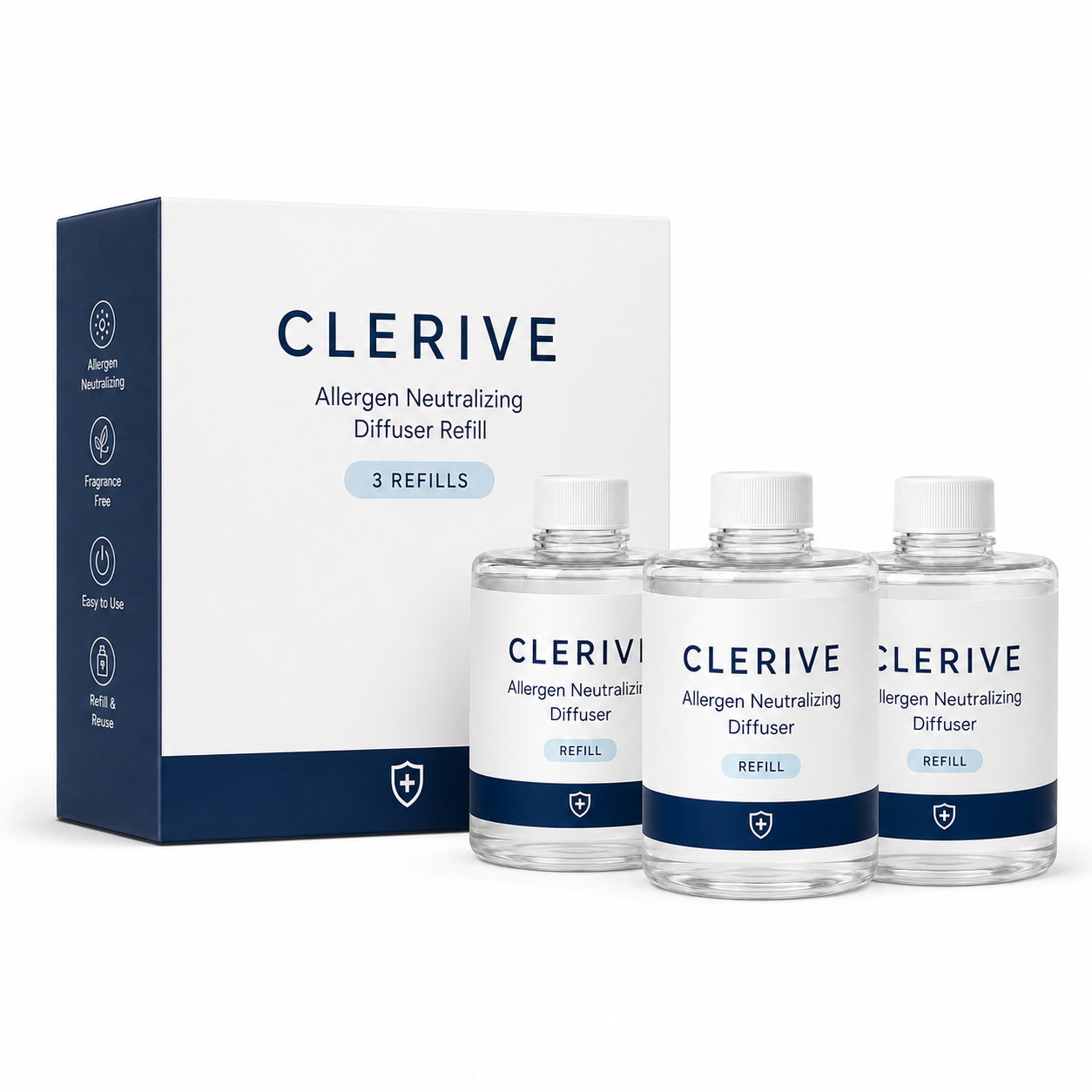 CLERIVE Refills — 3 Pack